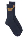 Gallery Dept. Cotton-blend Logo Socks In Blue