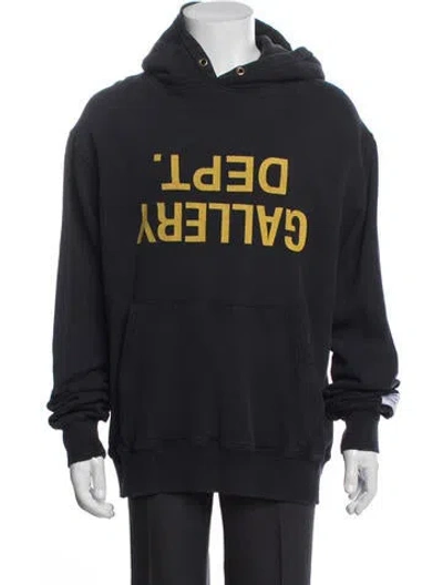 Pre-owned Gallery Dept. Logo Graphic Print Hoodie In Blue