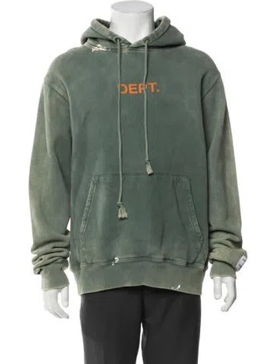 Pre-owned Gallery Dept. Logo Graphic Print Hoodie In Green