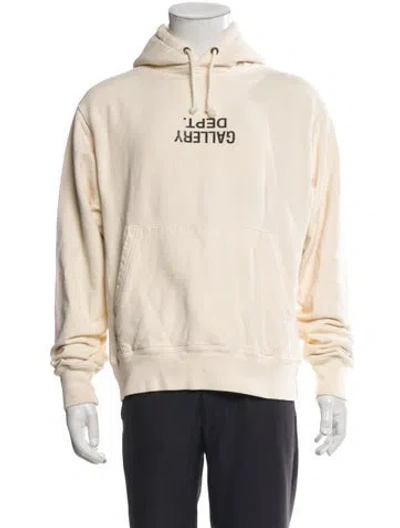 Pre-owned Gallery Dept. Logo Graphic Print Hoodie In Neutral