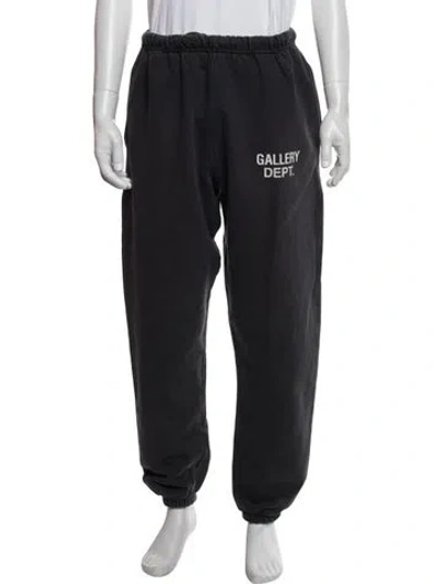 Pre-owned Gallery Dept. Logo Graphic Print Lounge Bottoms In Blue