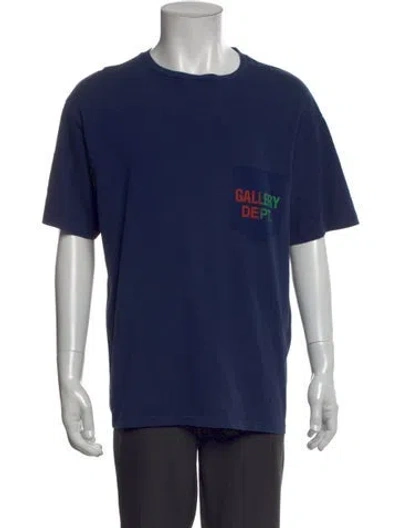 Pre-owned Gallery Dept. Logo Graphic Print T-shirt In Blue
