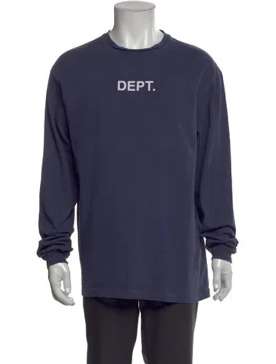 Pre-owned Gallery Dept. Logo Graphic Print T-shirt In Blue