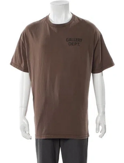Pre-owned Gallery Dept. Logo Graphic Print T-shirt In Brown