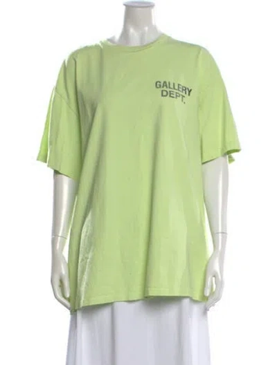 Pre-owned Gallery Dept. Logo Graphic Print T-shirt In Green