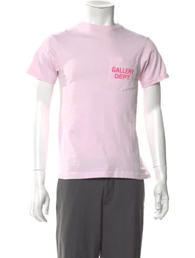 Pre-owned Gallery Dept. Logo Graphic Print T-shirt In Pink
