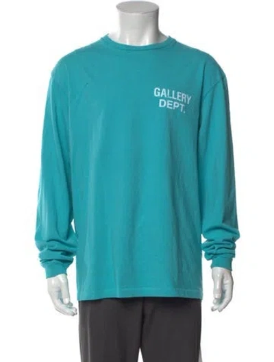 Pre-owned Gallery Dept. Logo Graphic Print T-shirt W/ Tags In Blue