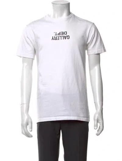 Pre-owned Gallery Dept. Logo Graphic Print T-shirt In White