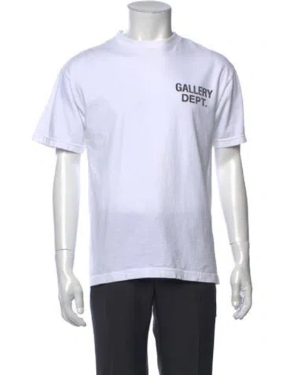 Pre-owned Gallery Dept. Logo Graphic Print T-shirt In White