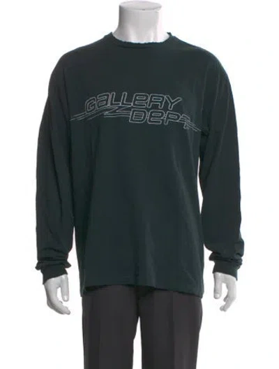 Pre-owned Gallery Dept. Logo Graphic Print T-shirt W/tags In Green