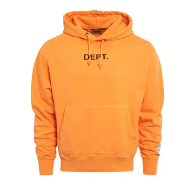 Pre-owned Gallery Dept. Logo Hoodie 'flo Orange'