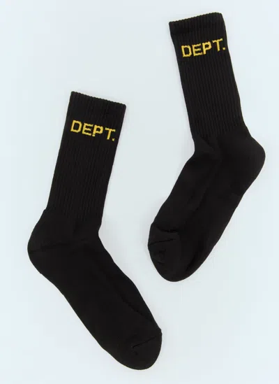 Gallery Dept. Logo Jacquard Socks In Black