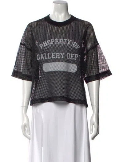 Pre-owned Gallery Dept. Logo Jersey Graphic Print T-shirt In Black