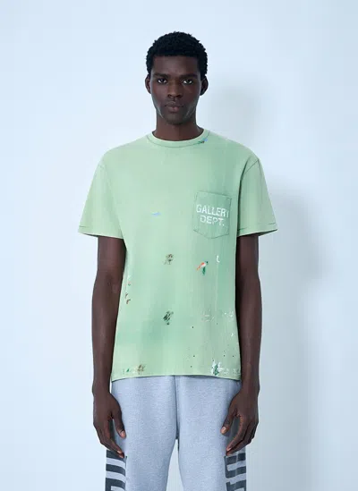 Gallery Dept. Logo Motif T-shirt In Green