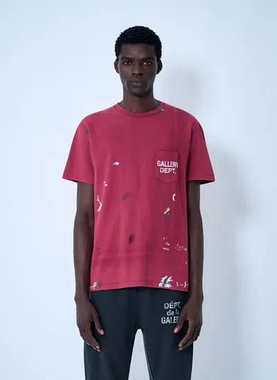 Gallery Dept. Logo Motif T-shirt In Pink