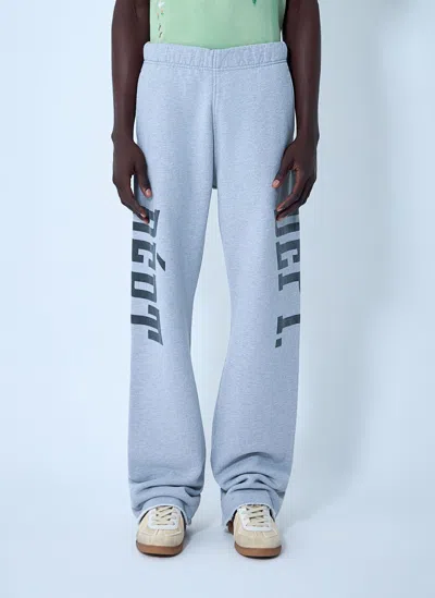 Gallery Dept. Logo Motif Trackpants In Gray