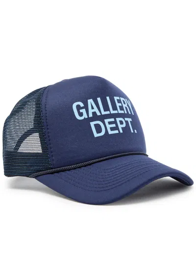 Gallery Dept. Logo Neoprene And Mesh Cap In Blue