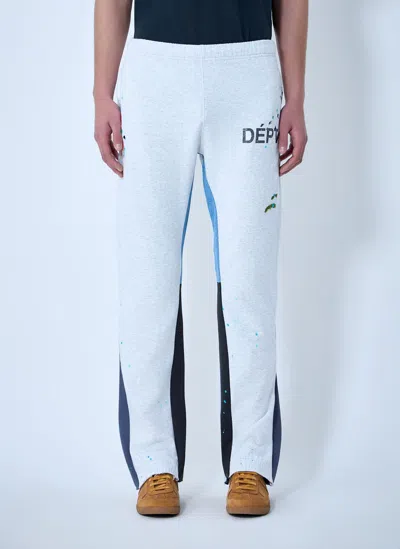 Gallery Dept. Logo Painted Flare Sweatpants In White