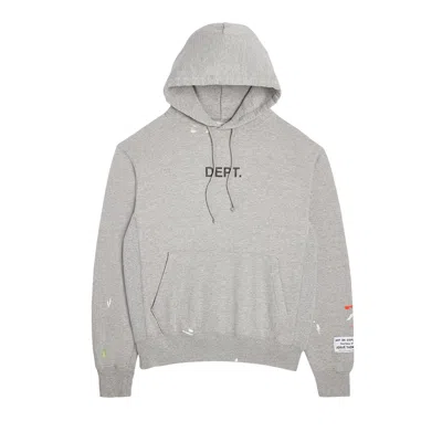 Pre-owned Gallery Dept. Logo Painted Hoodie 'heather Grey' | Men's Size L In Gray