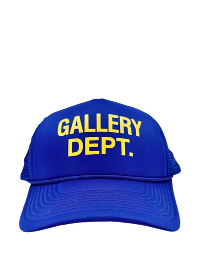 Gallery Dept. Logo-patch Trucker Hat In Blue