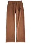 Gallery Dept. Logo-print Cotton Sweatpants In Brown