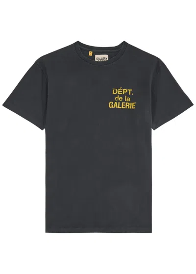 Gallery Dept. Logo-print Cotton T-shirt In Black
