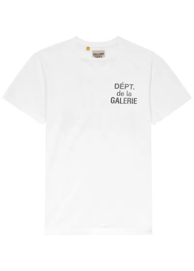 Gallery Dept. Logo-print Cotton T-shirt In White