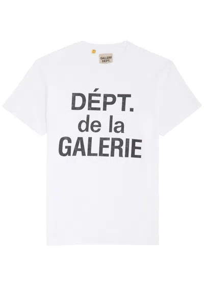Gallery Dept. Logo-print Cotton T-shirt In White