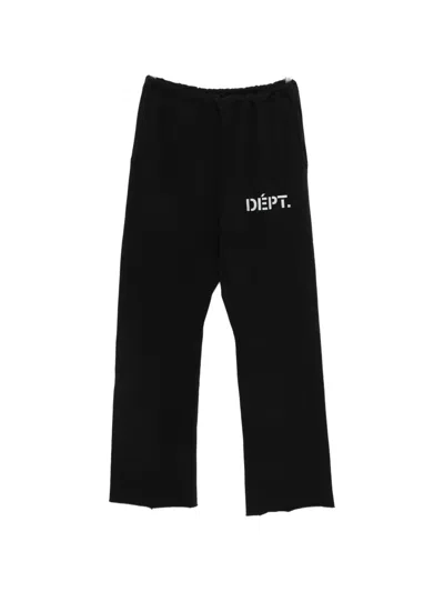 Gallery Dept. Logo-print Drawstring-waistband Track Pants In Black