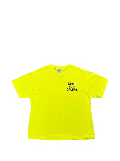 Gallery Dept. Logo-print Short-sleeve T-shirt In Yellow