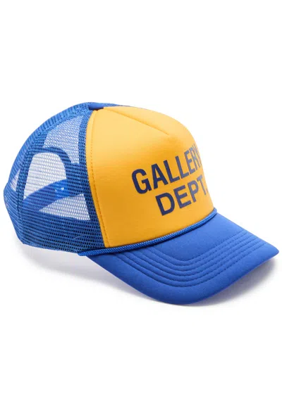 Gallery Dept. Logo-print Trucker Cap In Navy