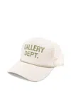 Gallery Dept. Gallery Dept Curved Peak Logo Print Mesh Panel Hat In White
