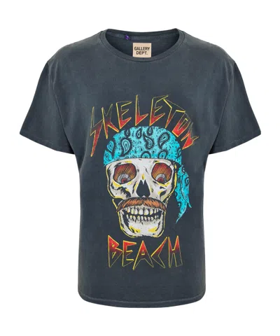 Gallery Dept. Logo Short-sleeved T-shirt In Blue