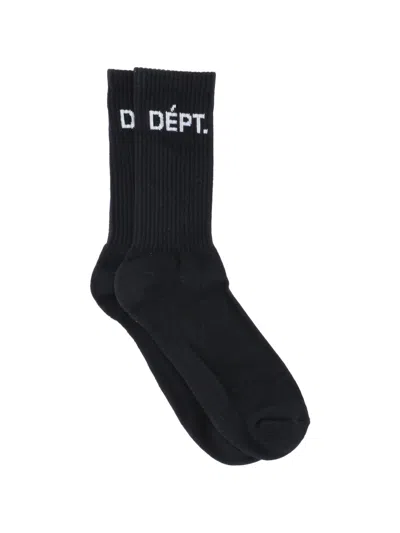 Gallery Dept. Logo Socks In Black