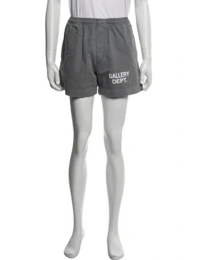 Pre-owned Gallery Dept. Logo Sweat Shorts W/ Tags In Black