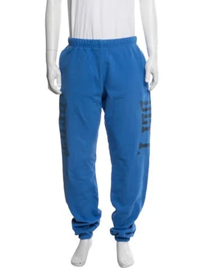 Pre-owned Gallery Dept. Logo Sweatpants In Blue