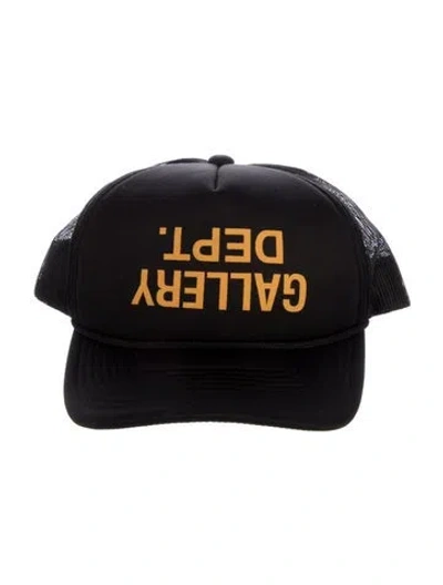 Pre-owned Gallery Dept. Logo Trucker In Black