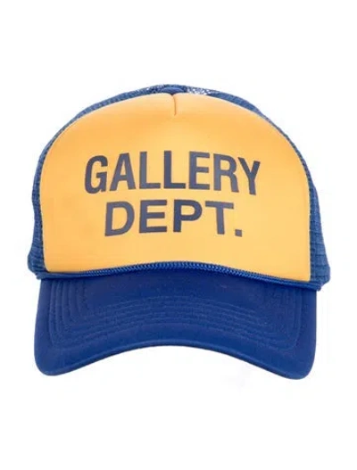 Pre-owned Gallery Dept. Logo Trucker In Blue