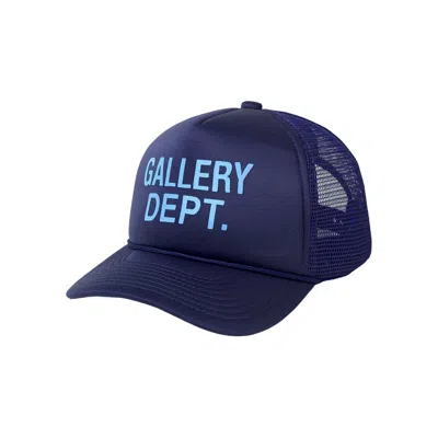 Pre-owned Gallery Dept. Logo Trucker 'deep Navy' | Blue | Men's Size Onesize