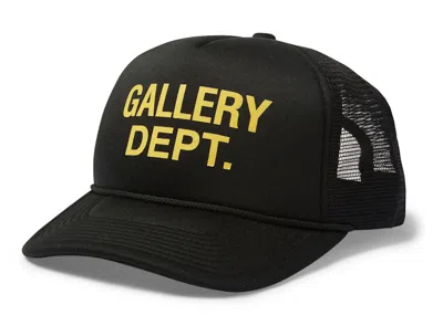 Pre-owned Gallery Dept. Logo Trucker Hat In Black
