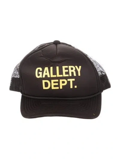 Pre-owned Gallery Dept. Logo Trucker Hat W/tags In Black