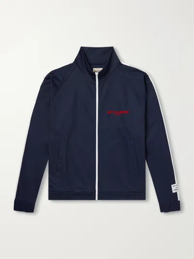 Gallery Dept. Logo-appliquéd Jersey Track Jacket In Blue