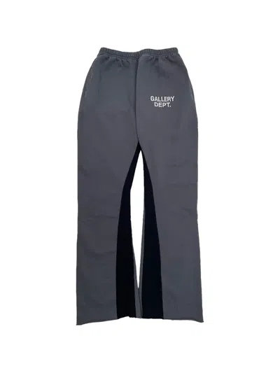 Gallery Dept. Logo-print Flared Track Pants In Green
