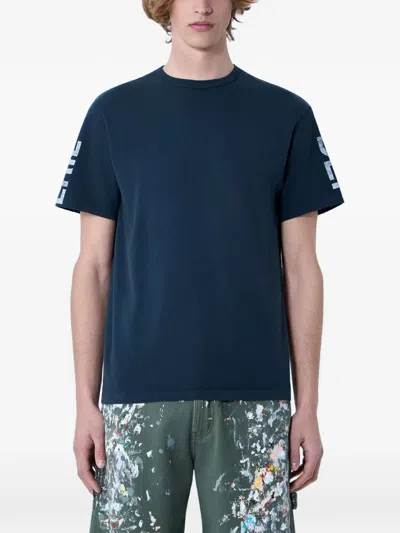 Gallery Dept. Logo-print Jersey T-shirt In Blue