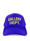 Gallery Dept. Logo-print Mesh Trucker Cap In Blue