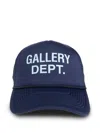 Gallery Dept. Logo-print Mesh-panel Baseball Cap In Blue