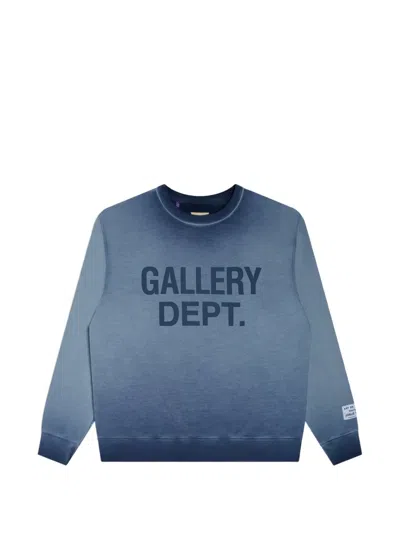 Gallery Dept. Logo-print Sweatshirt In Blue