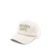 Gallery Dept. Gallery Dept Curved Peak Logo Print Mesh Panel Hat In White