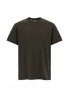 Gallery Dept. Logo-print Washed-effect T-shirt In Brown
