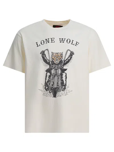 Gallery Dept. Lone Wolf T-shirts White In Black
